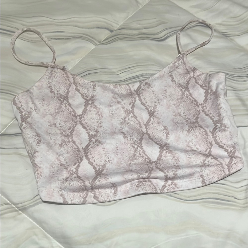 Forever 21 Pink Snake Print Camisole